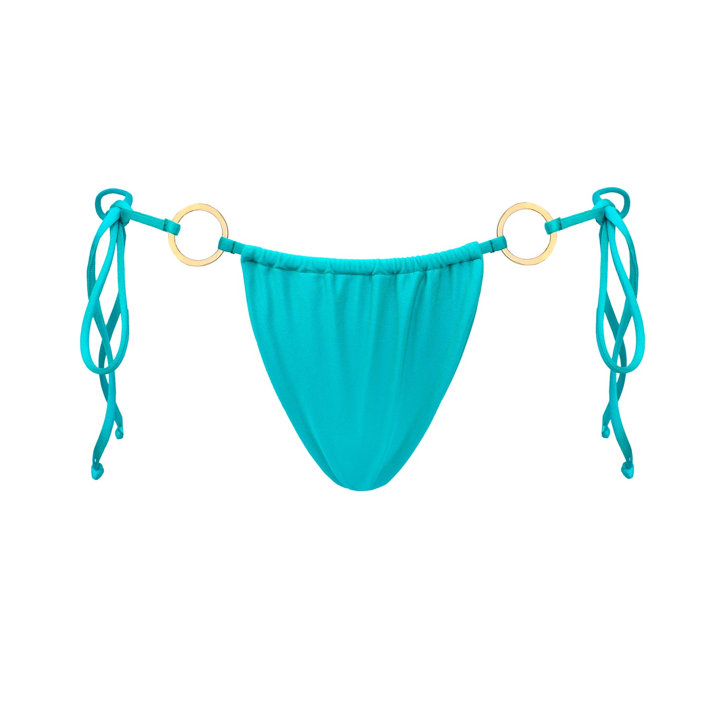 Lazuli Tie Bottoms - Aqua Blue