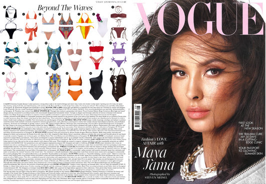 British Vogue August Issue - Oro Body & Swim Suit