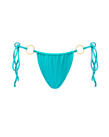 Lazuli Tie Bottoms - Aqua Blue