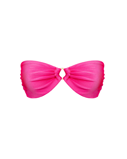 Topaz Bandeau Top - Fuchsia