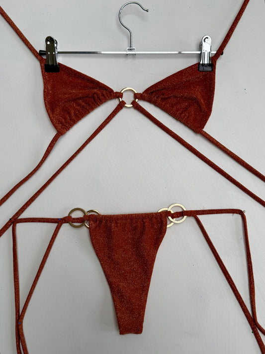 Sample Piece - Triangle Glitter Bikini