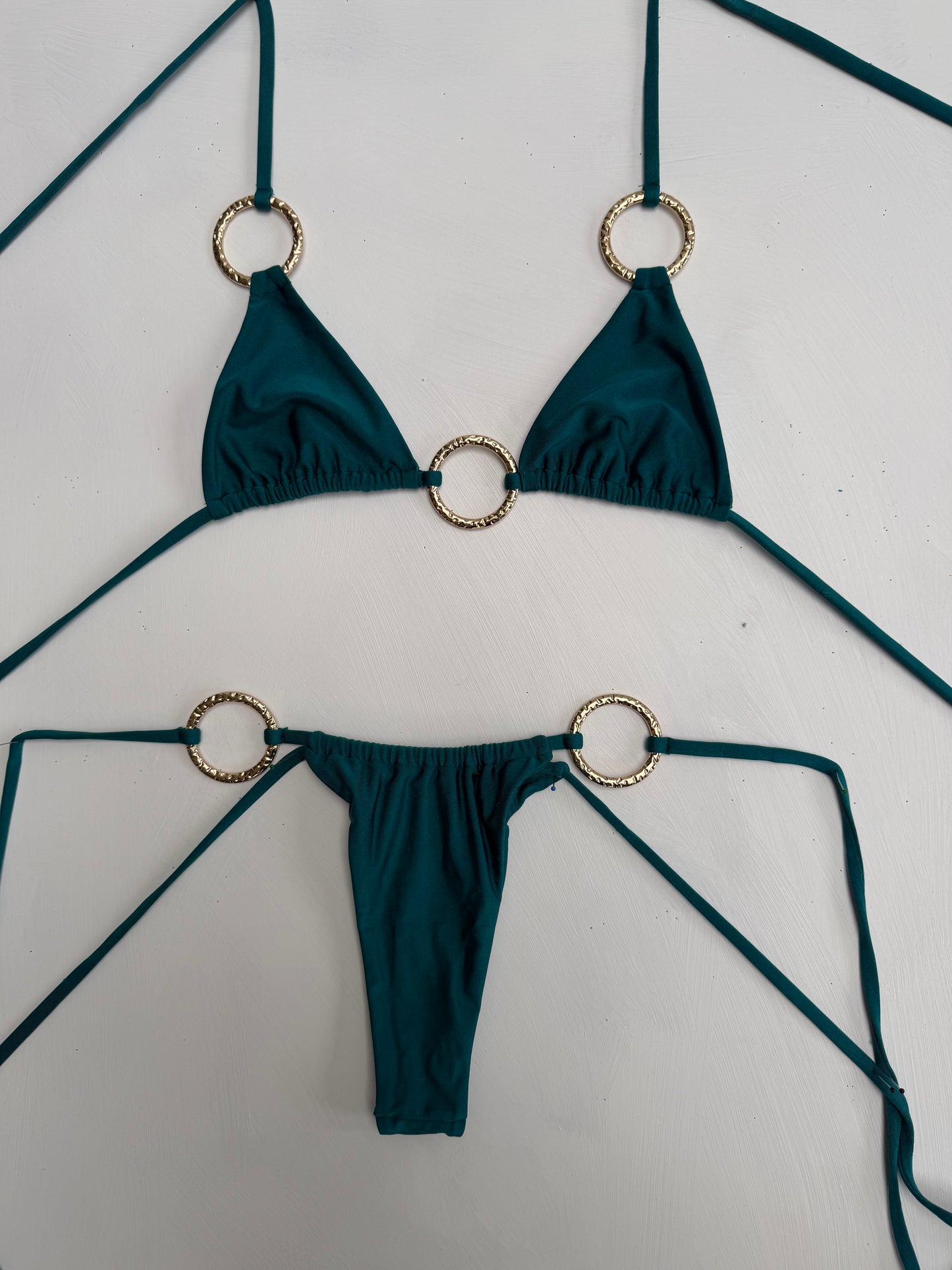 Sample Piece - Triangle Bikini in Aqua